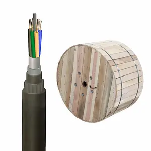 GYTA33 12 24 36 48 core Steel Wire direct burial Armored submarine fiber optic cable
