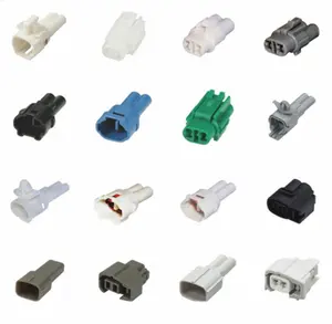 Car Wire Female Cable Waterproof Sheath Wire Harness Connector Auto Plug Socket Two-hole New Energy Vehicles Automotive Cables