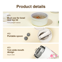 Bouteille d'eau à motif de tulipe avec Logo personnalisé, gobelet braisé isolé sous vide, Portable en acier inoxydable, boîte à déjeuner de 450ml