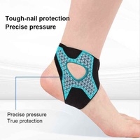 Attelle de compression de cheville légère et unique personnalisée pour le basket-ball Conception de soutien de cheville à talon ouvert Respirant à talon ouvert