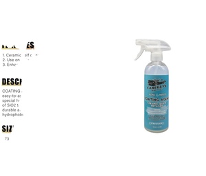 Spray de lavage et de cirage sans eau pour voitures, motos, bateaux, camping-cars, véhicules, nettoyant liquide, polissage, brillance - Product Image 4
