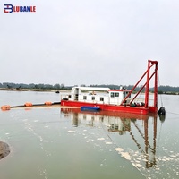 Kapal Keruk Pasir Diesel Jet Suction LUBANLE untuk Pompa Pasir, Kapal Keruk Lumpur dengan Kapasitas 280m/jam dan Kedalaman Keruk 30m