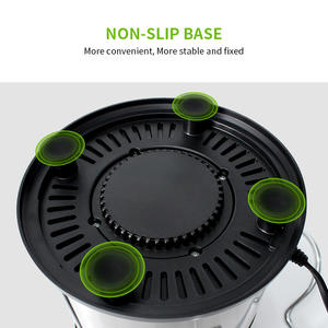 ステンレス鋼ボディフルーツとベジジューサーBPAフリーシルバーカウンタートップ電気遠心ジュース抽出器 - Product Image 5