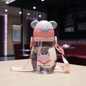 Nuevo <span class=keywords><strong>Koala</strong></span> Anti-caída a prueba de fugas bebé taza paja Bpa libre de plástico bebé botella de alimentación - Product Image 3
