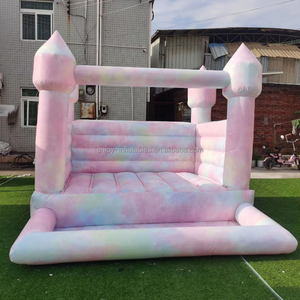 Château sautant portable blanc de qualité commerciale en PVC avec ventilateur <span class=keywords><strong>pour</strong></span> les fêtes de <span class=keywords><strong>mariage</strong></span> en plein air des enfants - Product Image 4