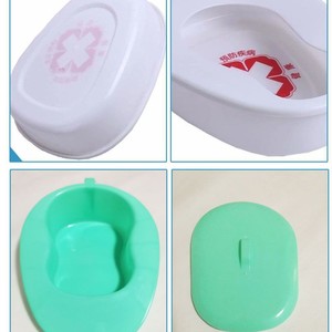 Bacinca con tapa de plástico de 28,5 cm, color verde, para personas mayores y niños, equipo de seguridad para el baño - Product Image 2