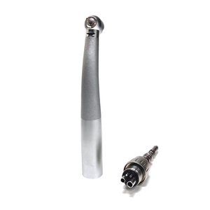 Kavo 9000 Dental Handpiece High Speed Fiber Optic With Led Light Silver Stainless Steel Turbine Power - Product Image 3
