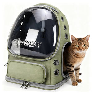 <span class=keywords><strong>Sac</strong></span> de transport pour chat et chien, <span class=keywords><strong>sac</strong></span> pour animaux de compagnie, portable, double épaule, respirant, capacité moyenne, capsule spatiale, vision, dureté moyenne - Product Image 1