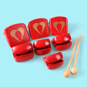 ไม้สังลมไม้สำหรับชาวพุทธปลา7ชิ้นพร้อมอุปกรณ์เสริมสำหรับกลองและเครื่องเคาะ - Product Image 3