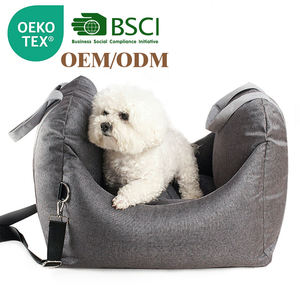Personalizado, cómodo, duradero, Oxford, impermeable, antiincrustante, seguridad, lujo, perro, coche, asiento elevador, cama, portador - Product Image 2