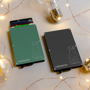 Kaisca ที่ใส่บัตรอะลูมิเนียมกัน RFID สำหรับผู้ชาย-6นิ้วสไตล์แฟชั่นไม่ปิดกระเป๋าสตางค์บัตรเครดิตและบัตรธนาคาร - Product Image 2