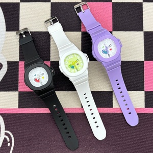 นาฬิกาควอทซ์ลายการ์ตูนสำหรับเด็ก ตัวเรือนพลาสติก หน้าปัดลายหัวใจ นาฬิกาเด็ก ของขวัญคริสต์มาสและปีใหม่ - Product Image 5