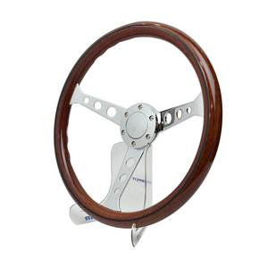 Volante Deportivo JDM Clásico Retro de Alta Calidad, 380 mm, ABS Electrochapado, Estilo Universal Leaders - Product Image 4