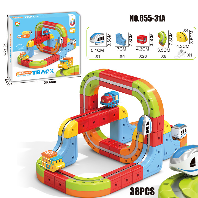 655-31A Tren de rieles suspendido [38 PCS]