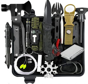 Nuevo Kit <span class=keywords><strong>de</strong></span> Supervivencia DIY 21 en 1, Equipo y Herramientas Impermeables para Exteriores, Suministros Tácticos <span class=keywords><strong>de</strong></span> Primeros Auxilios, Kit <span class=keywords><strong>de</strong></span> Herramientas <span class=keywords><strong>de</strong></span> <span class=keywords><strong>Material</strong></span> ABS - Product Image 3