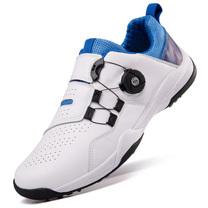 <span class=keywords><strong>Chaussures</strong></span> <span class=keywords><strong>de</strong></span> <span class=keywords><strong>golf</strong></span> en cuir <span class=keywords><strong>de</strong></span> haute qualité pour hommes, caoutchouc imperméable personnalisé OEM ODM pour le <span class=keywords><strong>golf</strong></span> d'été par saison - Product Image 2