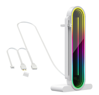 Affichage de la température ARGB support de support de carte graphique support de carte vidéo support GPU pour accessoire de boîtier d'ordinateur de carte mère