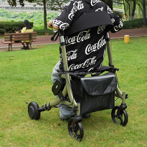 Rollator Jalan listrik dapat dilipat, perlengkapan terapi rehabilitasi mobilitas orang tua yang ditingkatkan dan ringkas - Product Image 4