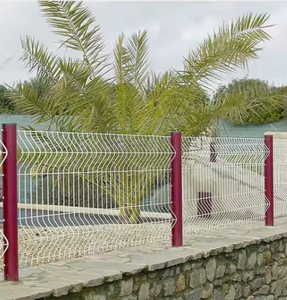 Rustproof PVC tráng 3D cong Hàn vườn hàng rào với tính năng bảo mật - Product Image 2