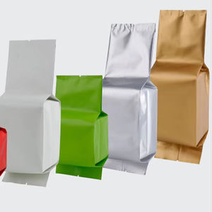 High Quality Customized Three-Liang <b>Metal</b> Tea <b>Packaging</b> Square Pure Aluminum Foil Bag for Black Green White Tea - Product Image 1