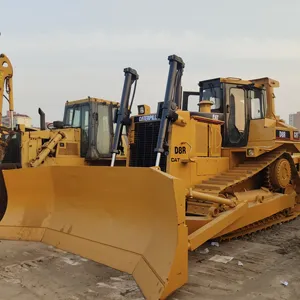 Kullanılmış/ikinci el kedi D8R Dozer, orijinal caterpillar ikinci el D7R D8R D9R traktör buldozer iyi motor ile