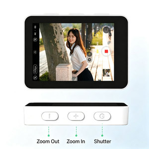 Monitor Magnético Inalámbrico para Selfies con Teléfono, para <span class=keywords><strong>iPhone</strong></span> y Android, Vlogging, Transmisión en Vivo con Ajuste <span class=keywords><strong>de</strong></span> Zoom y Botón <span class=keywords><strong>de</strong></span> Obturación - Product Image 6
