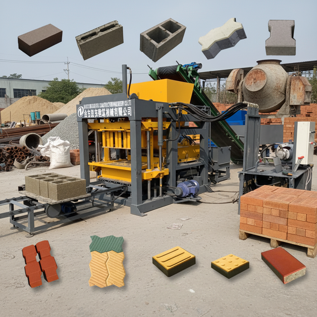 Kaidong QT4-15D Automatic Brick Machine Hollow Block Making Machine Concrete Brick Making Machine De Fabrication De Brique