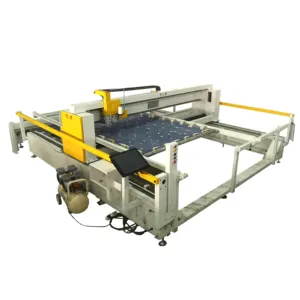 High Speed factory price adjustable frame size refueling automatic lifting single needle quilting machine
