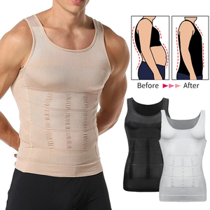 En gros Débardeur de compression amincissant pour homme, sans manches, pour la gym et l'entraînement, gaine de maintien ventre et taille, pour gynécomastie - Product Image 5