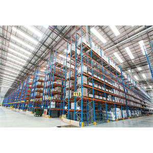 מחסן תעשייתי מרוסק מערכת אחסון כבדה עם קרן פלדה ותמיכה ברצפה - Product Image 1