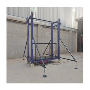 5 मीटर उठाने की दूरी लिफ्ट रिमोट कंट्रोल पोर्टेबल फोल्डेबल इलेक्ट्रिक मचान लिफ्ट प्लेटफार्म 8 मीटर - Product Image 5