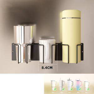 Estante de almacenamiento de botellas de agua para refrigerador con organizador de tapa Portavasos Stanley magnético para refrigerador - Product Image 3