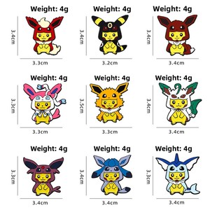 Nouvelle Broche Pikachu Pokémon Periphery Bar Millet Mignonne Elf Cartoon - Product Image 6