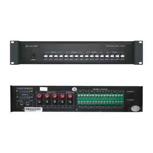 High Power PA System 4 audio inputs and 4 groups speaker 16 Zone Speaker Selector for audio Analog