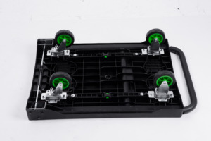 150 किलोग्राम बुटीक फैक्ट्री कस्टम प्लास्टिक प्लेटफॉर्म व्हीलबैरो मोल्डिंग वेयरहाउस व्हीलडबैरो यूनिवर्सल व्हील वेयरहाउस ट्रॉली - Product Image 6