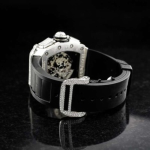 Luxury Unisex Moissanite Diamond ETA Quartz Sapphire Crystal Square <b>Case</b> <b>Watch</b> Yellow Gold Stainless Steel Analog Digital Full - Product Image 3