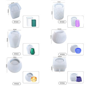 Diy Irregular Perfume Lotion <strong>Shampoo</strong> Storage Bottle <strong>Planter</strong> Candle Jar Resin Silicone Mold - Product Image 4