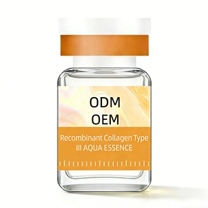 Özel Marka OEM/ODM Rekombinant Tip III Kolajen Peptitleri Ampul Serum Losyonu, Yüz İçin Hyaluronik Asit ile |   Özel Logo - Product Image 2