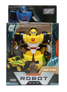 Supper שוק מטען פלסטיק מיני שינוי קל להפוך רובוט צעצוע רובוט צעצוע שינוי צעצועים עבור 3 גיל + ילדים - Product Image 5