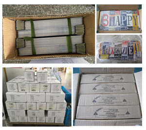 Prezzo di fabbrica stampa personalizzata bande di metallo Poster Anime segno in rilievo 'Baby on Board' tema serigrafia - Product Image 3