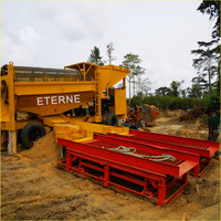 Solution d'extraction d'or à bons commentaires, conception complète, ensemble complet, 50 TPH, installation de lavage à trommel pour l'or alluvial et de placer