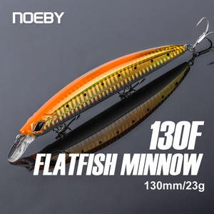 Noeby 130F Laser Bib Minnow Vislokken Drijvend Aas Kunstmatig Hard Aas Zoutwater voor Zeebaarsvissen - Product Image 3