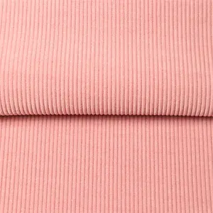 Wholesale Comfortable Chenille Fabric Polyester Spandex 400gsm Knitted Mid-stripe Chenille Fabric For Women Garment