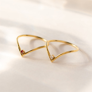 Anello <span class=keywords><strong>2023</strong></span> in acciaio al titanio December anello di pietra di compleanno - Product Image 1