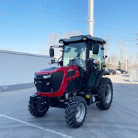 Tracteur agricole 75 CV 4x4 avec cabine confortable et climatisation pour le transport et la culture en verger DONOL