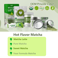 Poudre de matcha latte instantanée en gros, en vrac, avec étiquette privée, en stock