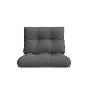 Cojín de Poliéster Antracita para Exteriores, Tamaño Estándar, Resistente al Agua, Acolchado, Rectangular, para Uso en Todas las Estaciones - Product Image 1