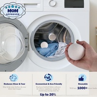 Meilleures marques de boules de séchage en laine, lot de 6 - Alternative 100% naturelle au conditionneur de linge, boules de lavage réutilisables pour sèche-linge
