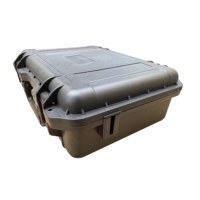 PP-M405 Haute Qualité Imperméable À L'eau Étui de Transport Outil Cas Boîte De Rangement avec en mousse Sur Mesure