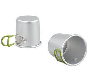 150ml Customizable Aluminum Mugs with Folding Handle Water <b>Boiler</b> Pot - Product Image 5